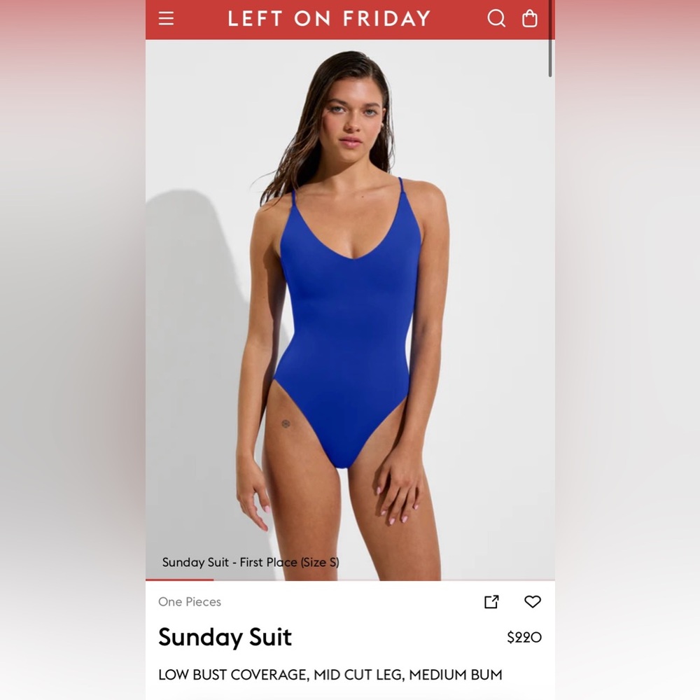 Left On Friday Sunday Suit 🦋